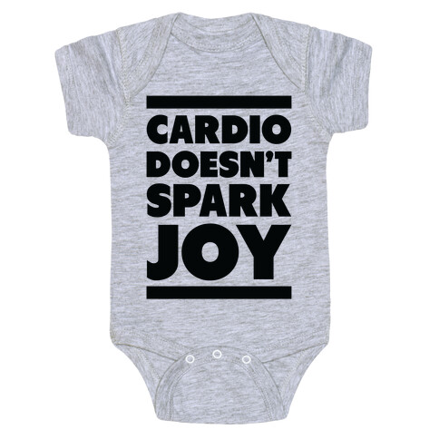 Cardio Doesn't Spark Joy Baby One-Piece