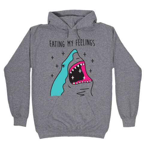 Eating My Feelings Shark Hooded Sweatshirt