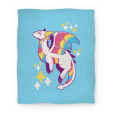 Pan Pride Dragon Blanket