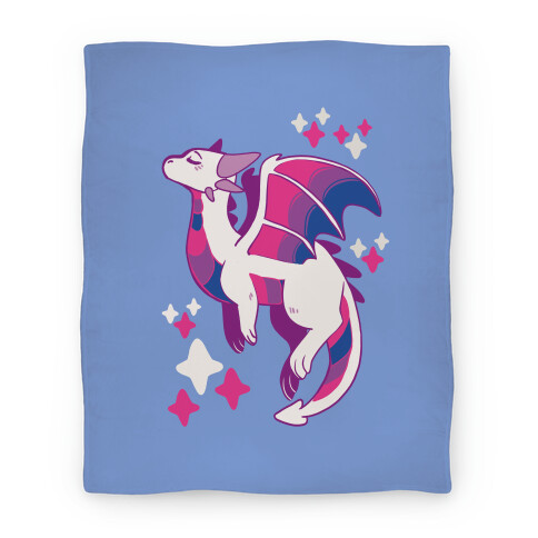 Bi Pride Dragon Blanket