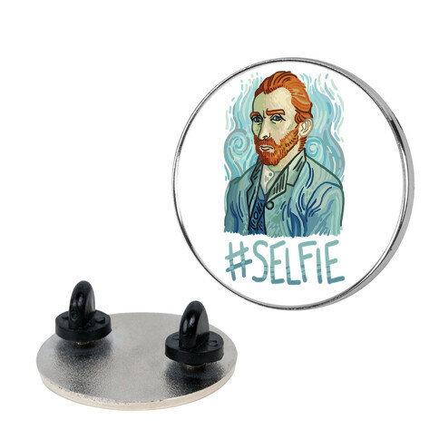 Van Gogh Selfie Pin