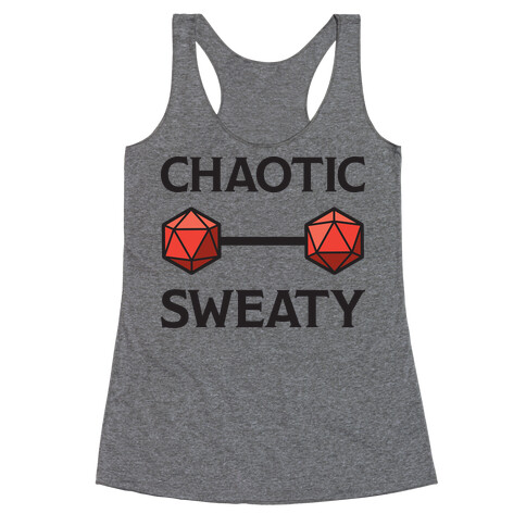 Chaotic Sweaty Racerback Tank Top