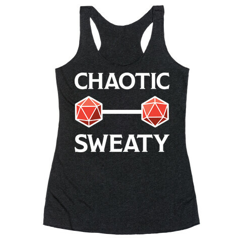 Chaotic Sweaty Racerback Tank Top