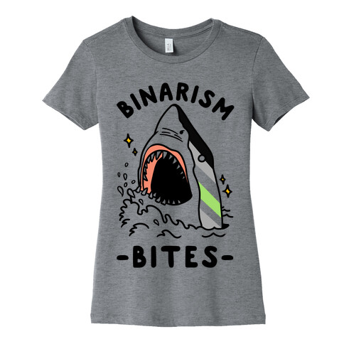 Binarism Bites Agender Womens T-Shirt
