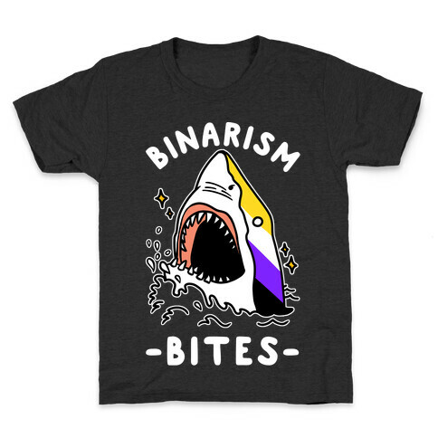 Binarism Bites Non-Binary Kids T-Shirt