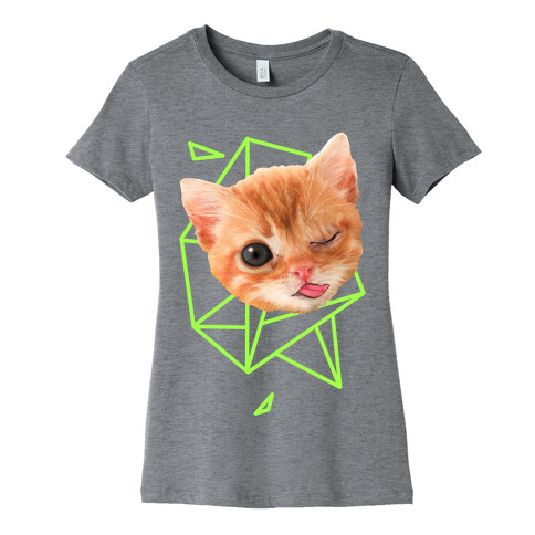 Miley Cat Head Womens T-Shirt