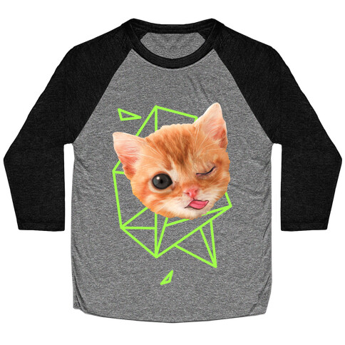 Miley Cat Head Baseball Tee