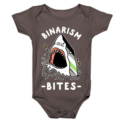 Binarism Bites Agender Baby One-Piece