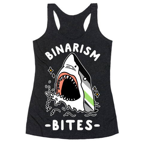 Binarism Bites Agender Racerback Tank Top