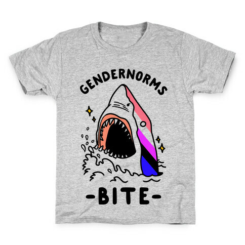 Gendernorms Bite Genderfluid Kids T-Shirt