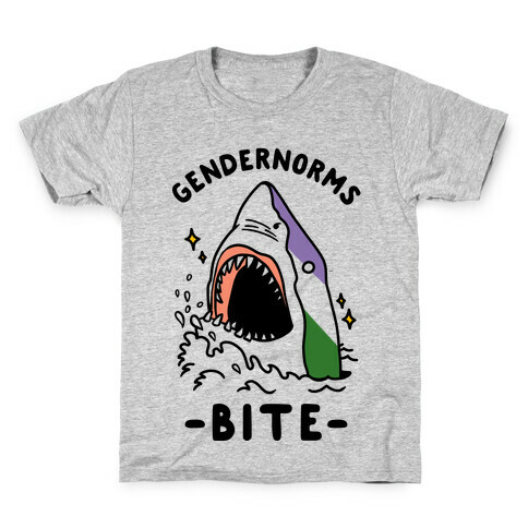Gendernorms Bite Genderqueer Kids T-Shirt