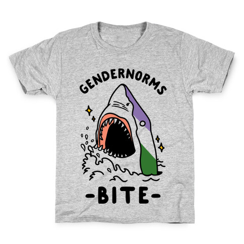 Gendernorms Bite Genderqueer Kids T-Shirt