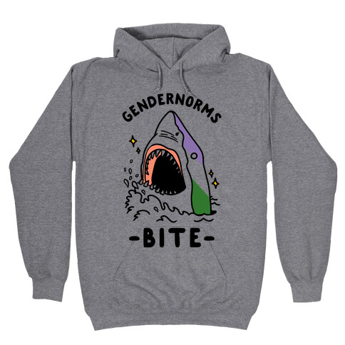 Gendernorms Bite Genderqueer Hooded Sweatshirt