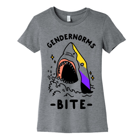 Gendernorms Bite Non-Binary Womens T-Shirt