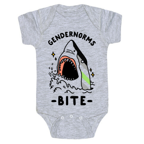 Gendernorms Bite Agender Baby One-Piece