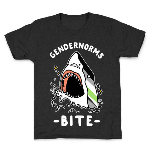 Gendernorms Bite Agender Kids T-Shirt