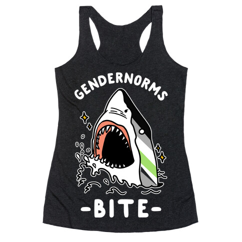 Gendernorms Bite Agender Racerback Tank Top