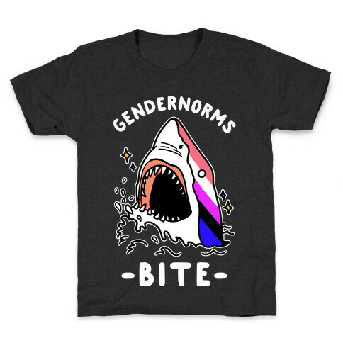 Gendernorms Bite Genderfluid Kids T-Shirt