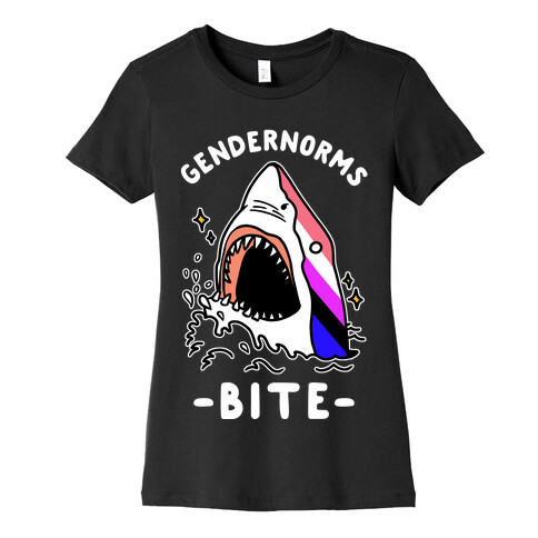 Gendernorms Bite Genderfluid Womens T-Shirt