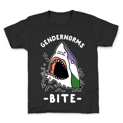 Gendernorms Bite Genderqueer Kids T-Shirt