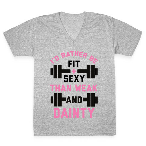 Fit and Sexy V-Neck Tee Shirt