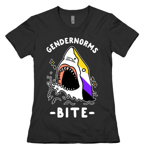 Gendernorms Bite Non-Binary Womens T-Shirt