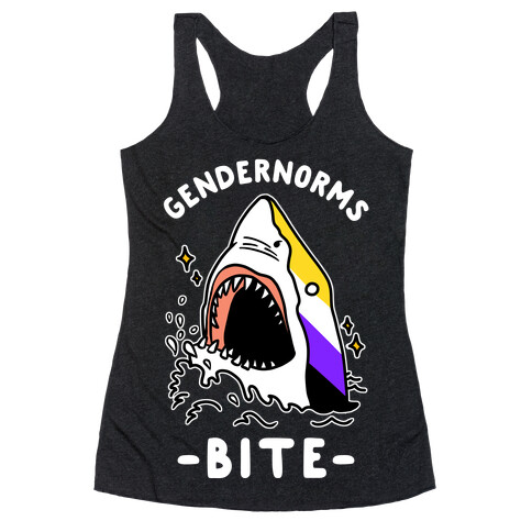 Gendernorms Bite Non-Binary Racerback Tank Top