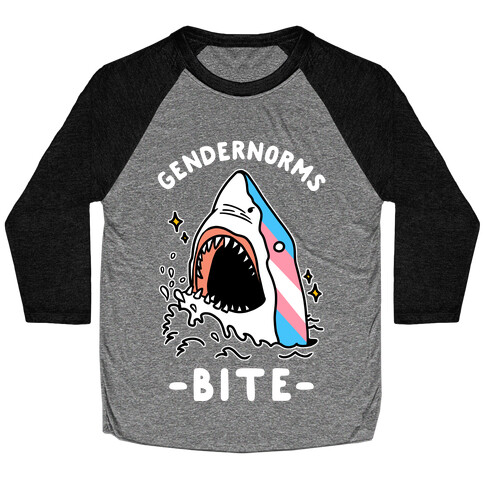 Gendernorms Bite Trans Baseball Tee