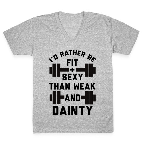 Fit and Sexy V-Neck Tee Shirt