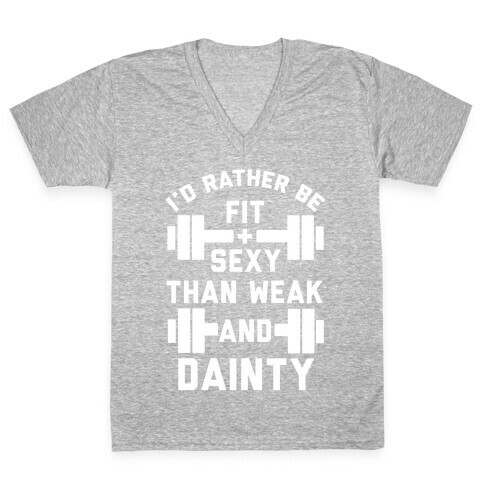 Fit and Sexy V-Neck Tee Shirt