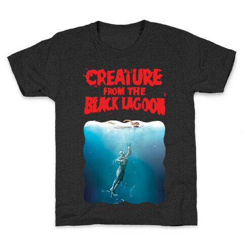 Black Lagoon (Jaws Parody) Kids T-Shirt