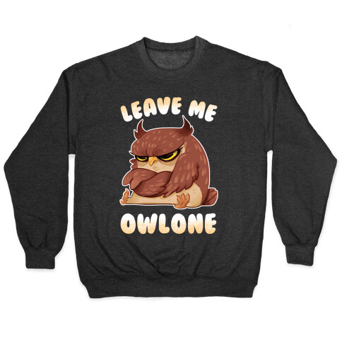 Leave Me Owlone Pullover