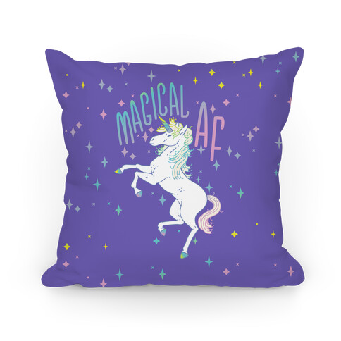 Magical AF Unicorn Pillow