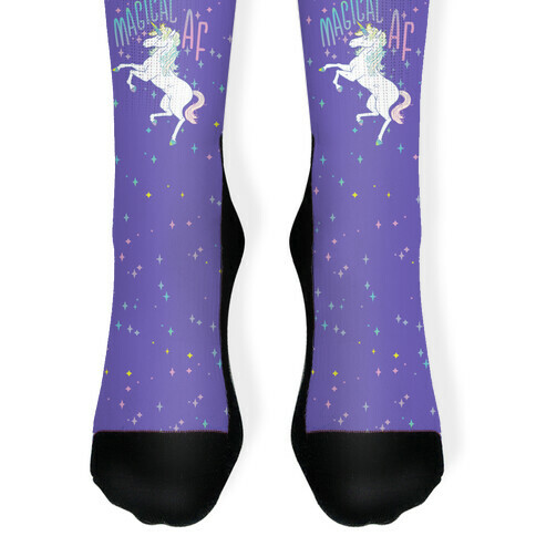 Magical AF Unicorn Sock