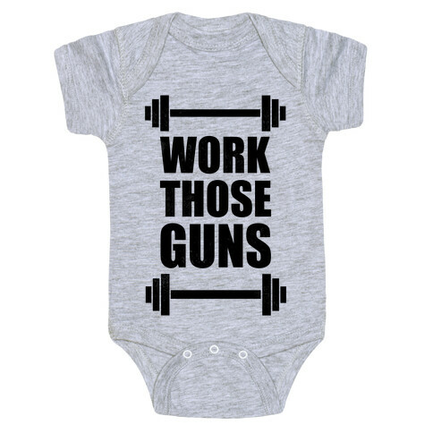 Work Those Guns Baby One-Piece