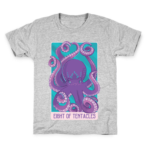 Eight of Tentacles  Kids T-Shirt