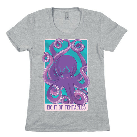 Eight of Tentacles  Womens T-Shirt