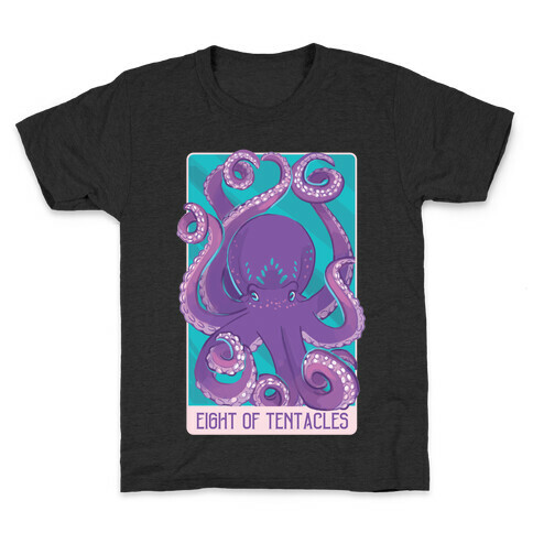 Eight of Tentacles  Kids T-Shirt