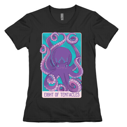 Eight of Tentacles  Womens T-Shirt