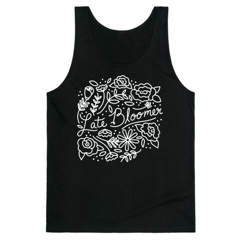 Late Bloomer Floral  Tank Top
