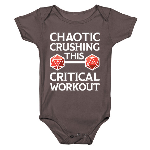 Chaotic Crushing This Critical Workout Baby One-Piece