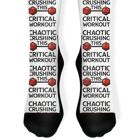 Chaotic Crushing This Critical Workout Sock