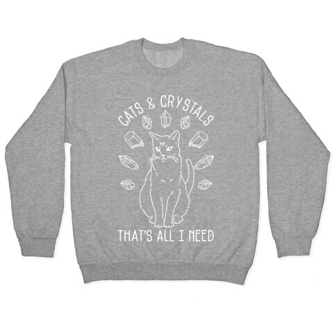 Cats and Crystals Pullover