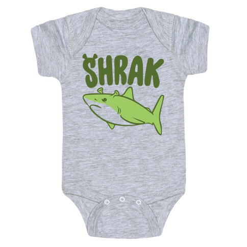 Shrak Shrek Shark Parody Baby One-Piece