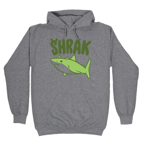 Shrak Shrek Shark Parody Hooded Sweatshirt