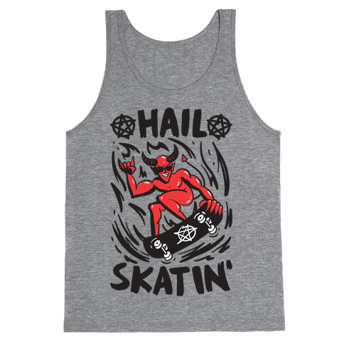 Hail Skatin' Satan Tank Top