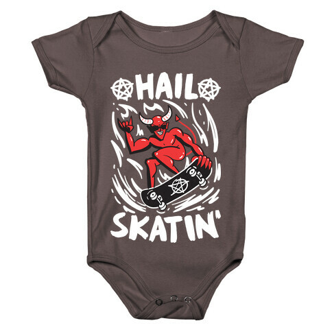 Hail Skatin' Satan Baby One-Piece
