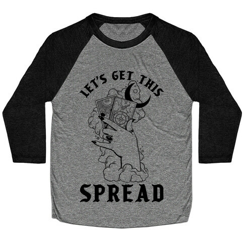 Let's Get This Spread Tarot Baseball Tee