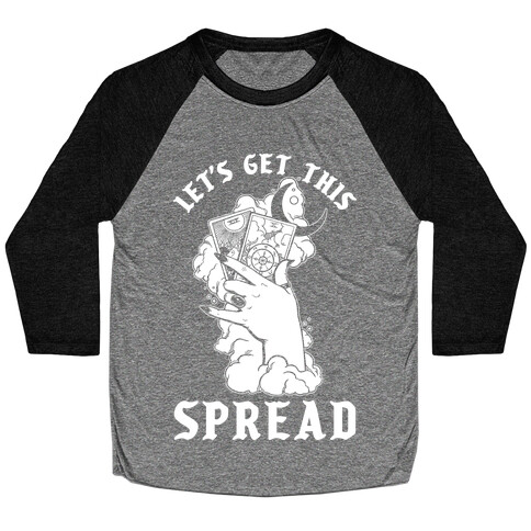 Let's Get This Spread Tarot Baseball Tee