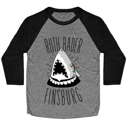 Ruth Bader Finsburg Baseball Tee